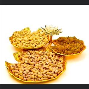 Electroplated trio platter
